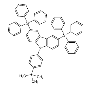 9-(4-叔丁基苯基)-3,6-双(三苯基硅基)-9H-咔唑