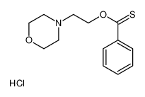 109506-39-0 O-(2-吗啉-4-鎓-4-基乙基)苯硫代甲酸酯氯化物