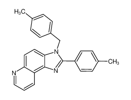 3-(4-methylbenzyl)-2-(p-tolyl)-3H-imidazo[4,5-f]quinoline 100672-25-1