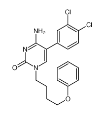 4-amino-5-(3,4-dichlorophenyl)-1-(4-phenoxybutyl)pyrimidin-2-one