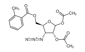 1,2-DI-O-ACETYL-3-AZIDO-3-DEOXY-5-O-TOLUOYL-D-RIBOFURANOSE 120143-22-8