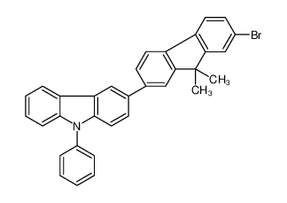 1186644-43-8 structure, C33H24BrN