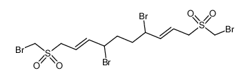 102683-84-1 1,10-bis<(bromomethyl)sulfonyl>-4,7-dibromo-2,8-decadiene