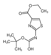 2-((叔丁氧基羰基)氨基)噻唑-4-羧酸乙酯