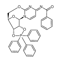77772-57-7 spectrum, N-((3aR,4R,12R,12aR)-2,2,2-triphenyl-3a,4,12,12a-tetrahydro-5H,8H-2l<sup>5</sup>-4,12-epoxy[1,3,2]dioxaphospholo[4,5-e]pyrimido[2,1-b][1,3]oxazocin-8-ylidene)benzamide