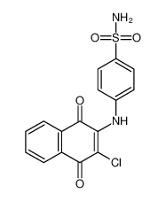 4-[(3-chloro-1,4-dioxonaphthalen-2-yl)amino]benzenesulfonamide 6949-34-4