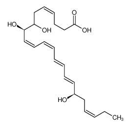 (8R,17R)-7,8,17-trihydroxydocosa-4,9,11,13,15,19-hexaenoic acid 528583-91-7