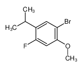 1-bromo-4-fluoro-2-methoxy-5-propan-2-ylbenzene 944317-92-4