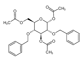 [(2R,3R,4S,5R,6R)-4,6-diacetyloxy-3,5-bis(phenylmethoxy)oxan-2-yl]methyl acetate 79414-66-7