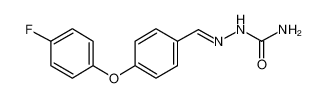 Co 102862,2-[[4-(4-Fluorophenoxy)phenyl]methylene]hydrazinecarboxamide