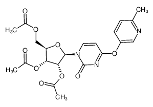 108324-70-5 (2R,3R,4R,5R)-2-(acetoxymethyl)-5-(4-((6-methylpyridin-3-yl)oxy)-2-oxopyrimidin-1(2H)-yl)tetrahydrofuran-3,4-diyl diacetate