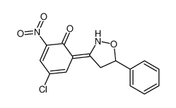 4-chloro-2-nitro-6-(5-phenyl-1,2-oxazolidin-3-ylidene)cyclohexa-2,4-dien-1-one 918962-11-5