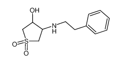 1,1-dioxo-4-(2-phenylethylamino)thiolan-3-ol 347364-75-4