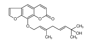 8-(7-羟基-3,7-二甲基-2,5-辛二烯氧基)补骨脂素