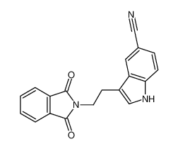 74884-78-9 spectrum, 3-[2-(1,3-dihydro-1,3-dioxo-2H-isoindol-2-yl)ethyl]-1H-indole-5-carbonitrile