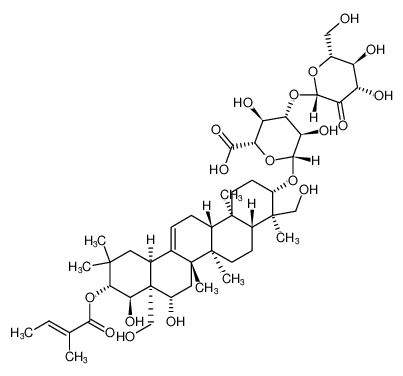 131653-20-8 structure, C47H72O18