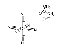 [Cr(Me2SO)6][Cr(CN)6] 86646-32-4