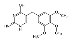92440-76-1 2-氨基-5-[(3,4,5-三甲氧基苯基)甲基]-1H-嘧啶-4-酮