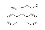 N-chloro-2-[(2-methylphenyl)-phenylmethoxy]ethanamine 22135-59-7