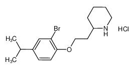 1219956-88-3 structure, C16H25BrClNO