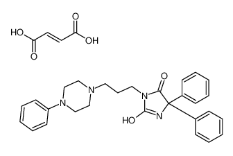 (E)-but-2-enedioic acid,5,5-diphenyl-3-[3-(4-phenylpiperazin-1-yl)propyl]imidazolidine-2,4-dione