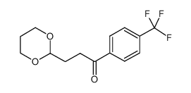 3-(1,3-dioxan-2-yl)-1-[4-(trifluoromethyl)phenyl]propan-1-one 898786-59-9