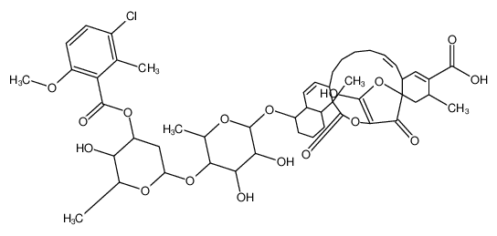 111810-18-5 structure, C50H63ClO17