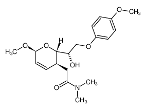 186664-06-2 spectrum, 2-{(2S,3S,6S)-2-[(S)-1-Hydroxy-2-(4-methoxy-phenoxy)-ethyl]-6-methoxy-3,6-dihydro-2H-pyran-3-yl}-N,N-dimethyl-acetamide