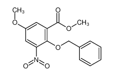 methyl 5-methoxy-3-nitro-2-phenylmethoxybenzoate 1221792-98-8
