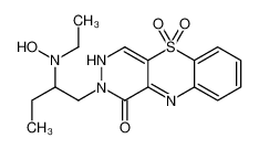 126598-48-9 2-[2-[ethyl(hydroxy)amino]butyl]-5,5-dioxo-3H-pyridazino[4,5-b][1,4]benzothiazin-1-one