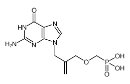 9-(2-methylidene-3-(phosphonomethoxy)propyl)guanine 176434-89-2