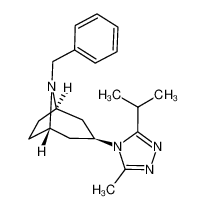 8-苄基-3-外型-(5-异丙基-3-甲基-4H-1,2,4-三唑-4-基)-8-氮杂双环[3.2.1]辛烷