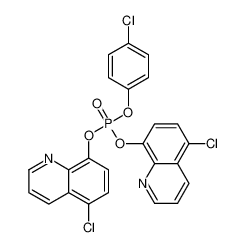 83416-83-5 (4-chlorophenyl) bis(5-chloroquinolin-8-yl) phosphate