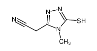 2-(5-疏基-4-甲基-4H-1,2,4-噻唑-3-基)乙腈