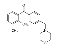 (2,3-dimethylphenyl)-[4-(thiomorpholin-4-ylmethyl)phenyl]methanone 898782-71-3