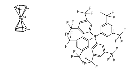 156301-37-0 structure, C42H24BF24Fe