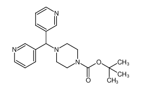 tert-butyl 4-(di(pyridin-3-yl)methyl)piperazine-1-carboxylate 1446818-55-8