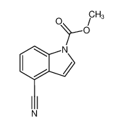 81038-39-3 spectrum, 4-cyano-1-methoxycarbonylindole