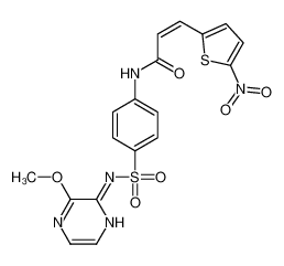 432531-71-0 structure, C18H15N5O6S2