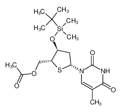 148504-79-4 5'-O-acetyl-3'-O-(tert-butyldimethylsilyl)-4-thiothymidine