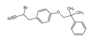 85021-63-2 2-bromo-3-[4-(2-methyl-2-phenylpropoxy)phenyl]propionitrile