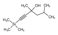 17963-43-8 spectrum, 3-Hydroxy-3,5-dimethyl-1-trimethylsilyl-heptin-(1)