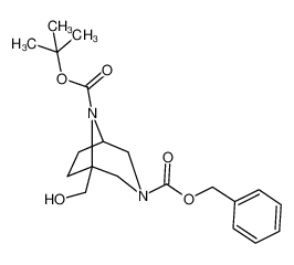 Racemic-(1R,5R)-3-benzyl 8-tert-butyl 1-(hydroxymethyl)-3,8-diazabicyclo[3.2.1]octane-3,8-dicarboxylate 1251016-26-8