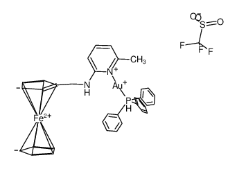 5c5h4)ch2nh(c5h3nch3)au(p(c6h5)3)](cf3so3)cas:858641-85-7分子式