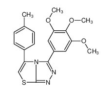 5-(4-methylphenyl)-3-(3,4,5-trimethoxyphenyl)-[1,3]thiazolo[2,3-c][1,2,4]triazole