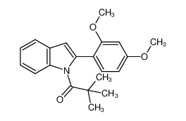 1235306-36-1 1-(2-(2,4-dimethoxyphenyl)-1H-indol-1-yl)-2,2-dimethylpropan-1-one