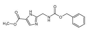 methyl 2-(phenylmethoxycarbonylaminomethyl)-1H-imidazole-5-carboxylate 1070879-22-9