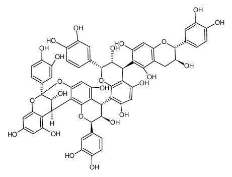 114637-80-8 structure, C60H48O24