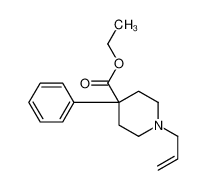 ethyl 4-phenyl-1-prop-2-enylpiperidine-4-carboxylate 2372-70-5