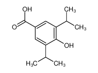 13423-73-9 spectrum, 4-hydroxy-3,5-di(propan-2-yl)benzoic acid